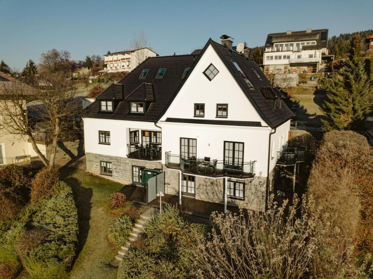 Haus Aussicht - Ferienwohnungen Velden فيلدين ام ورثرسي المظهر الخارجي الصورة